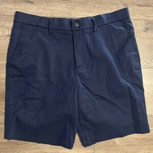 Banana Republic‎ Aiden Mens Shorts Size 33 Navy Blue Chino Casual